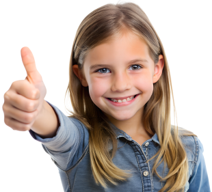 Girl starting orthodontic treatment for braces