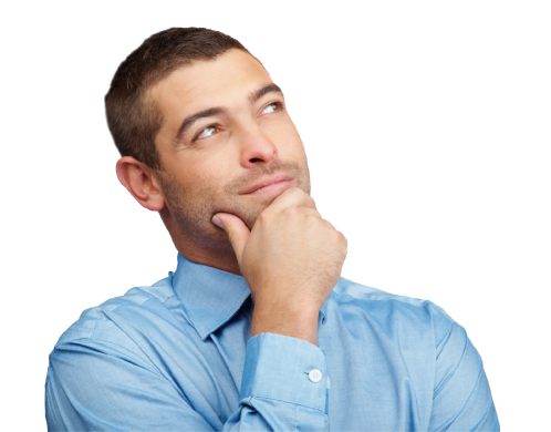 Man thinking about getting InBrace at Schwartz Orthodontics